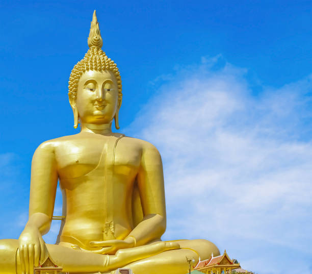 istock Close Up Great Buddha of Thailand. 865203052