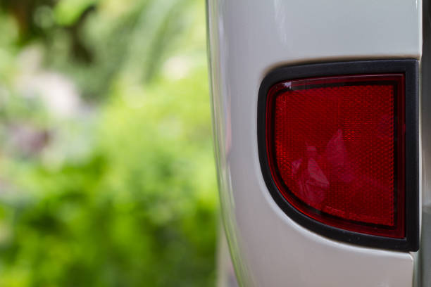 istock Close up Taillight of car 865228044