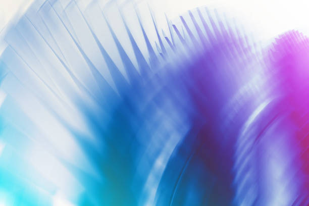 blur moving turbine blades colorful abstract background