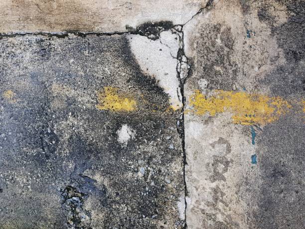 istock Crack concrete street texture 865234126