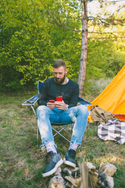istock Forest Camping. hike and the Camping. 865246626