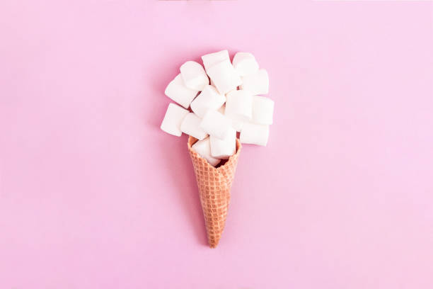istock Creative minimal still life on pastel pink paper 865260216