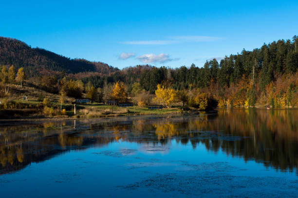 istock Colorful autumn landscape 865264418