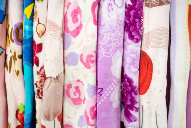istock Pile of folded quilt 865271578