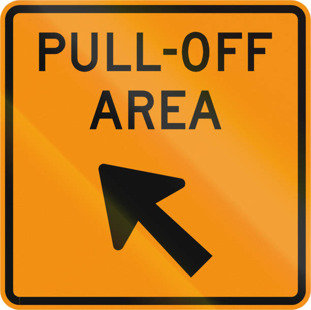 istock Road sign used in the US state of Virginia - Pull-Off area 865279188