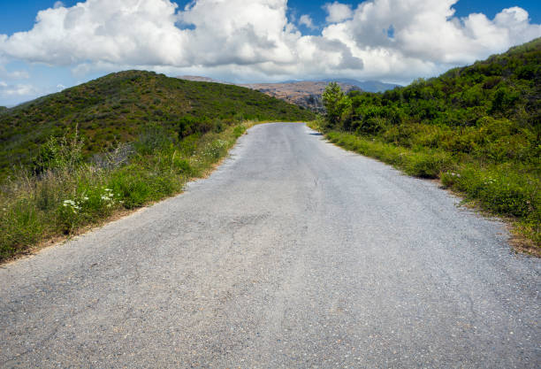istock The road along the mountains in Crete 865279584