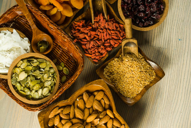 istock Mix of dried fruits and nuts 865283740