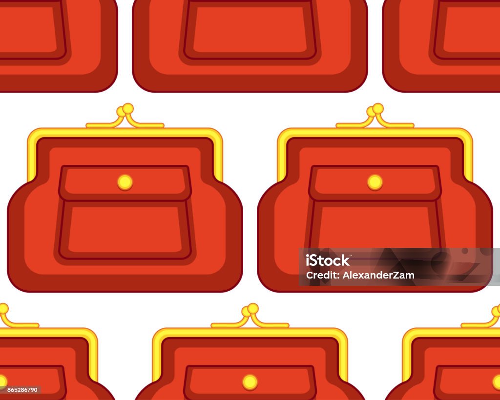 Purse Pattern Background Change Purse Pattern Stock Illustration - Download Image Now ...