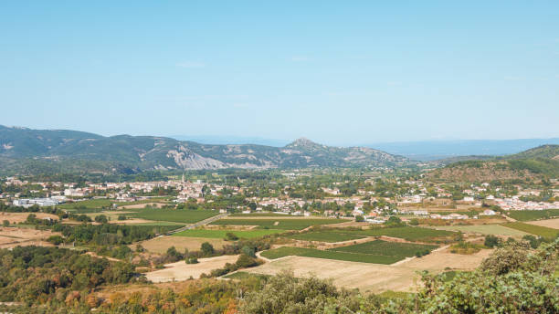 istock Panorama of the village Vallon Pont d'Arc 865294782