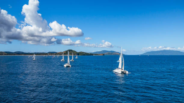 istock Sailboats offshore Nosy Be 865302346