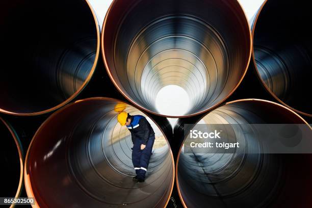 Ventory Check Stock Photo - Download Image Now - Pipe - Tube, Pipeline, Construction Industry