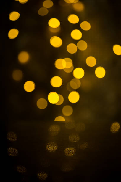 istock Halloween design with pumpkins. golden bokeh 865309332