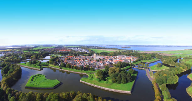 Naarden vesting stock photo