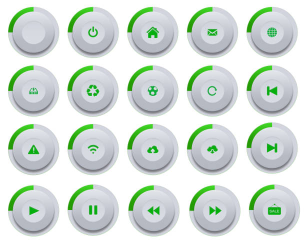 綠色按鈕 - today's football fixtures 個照片及圖片檔