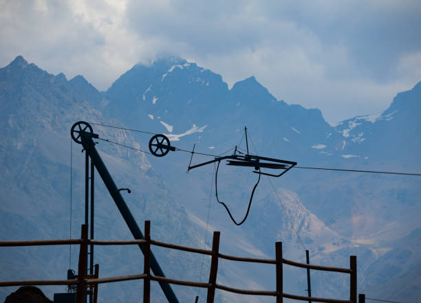 istock Top of lift in the mountains 865331568