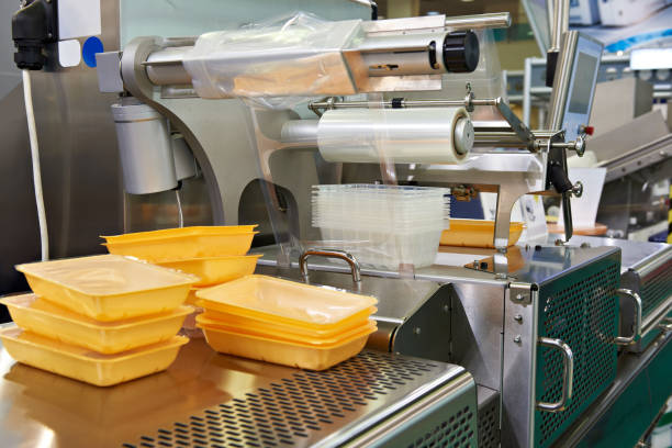 istock Industrial equipment for food packaging 865337964