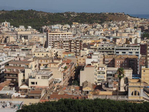 istock Aerial view of Cagliari 865339142