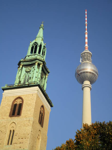 istock Berlin TV Tower and Church 865339956