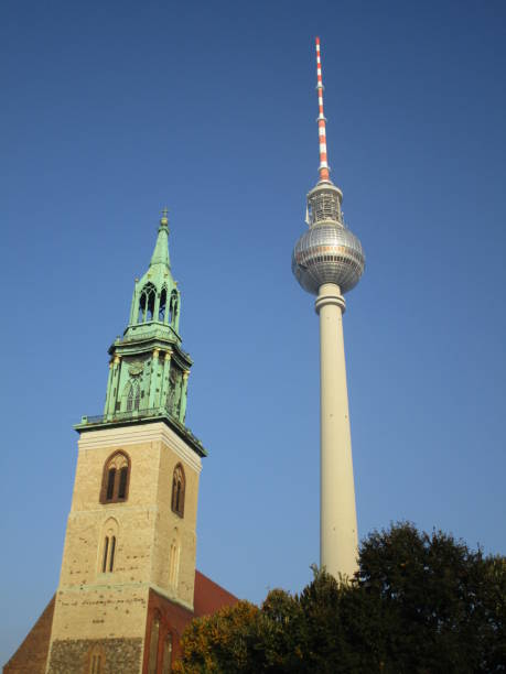 istock Berlin TV Tower and Church 865339998