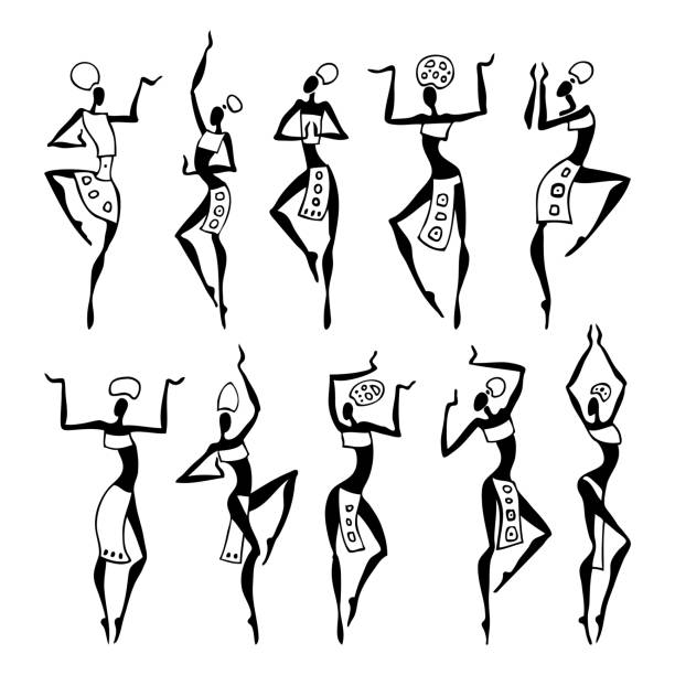 120+ African Tribal Dance Illustrations, Royalty-Free Vector Graphics ...