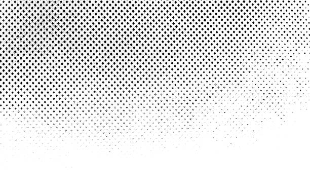 Grunge Black and White Distress. Dot Texture Background. Halftone Dotted Grunge Texture.