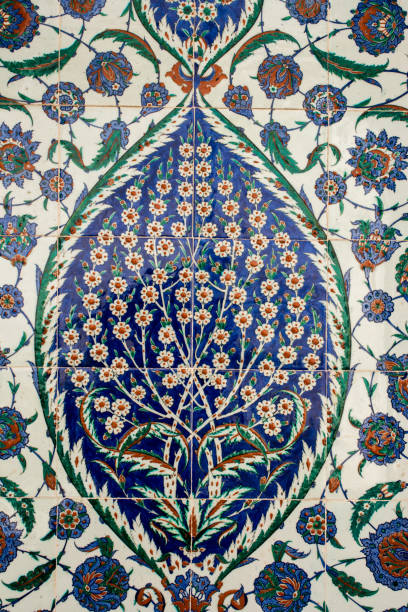 istock Ottoman ancient Handmade Turkish Tiles 865370200