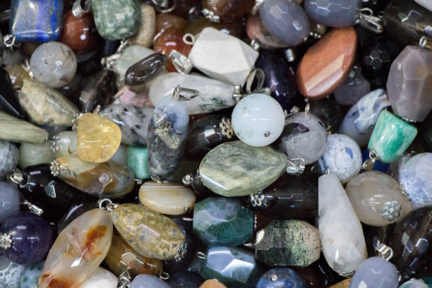 istock Set of natural mineral gemstones 865370224