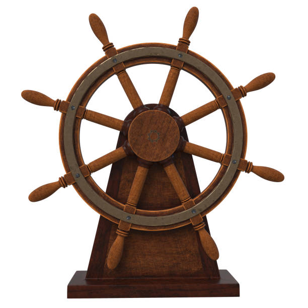 istock 3d illustration the helm of the ship 865381636