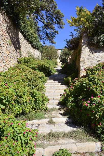 istock Stairs in Volterra, Italy. 865385172