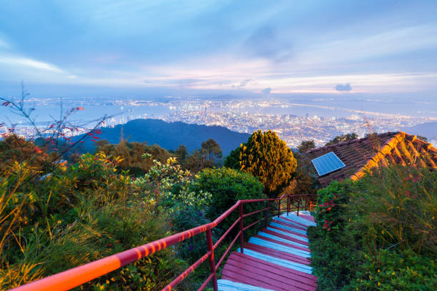 istock George Town City view from Penang Hill during dawn 865392116