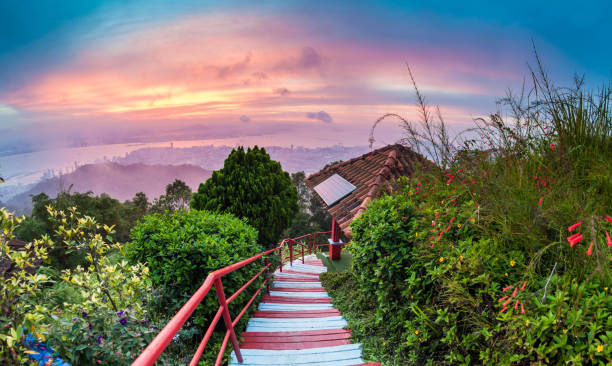 istock George Town City view from Penang Hill during dawn 865392138