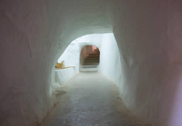 Matmata is a small Berber speaking town in southern Tunisia. Some of the local Berber residents live in traditional underground \