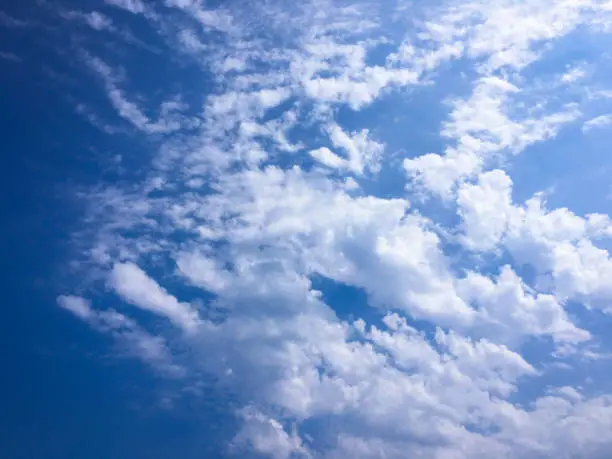 beautiful blue sky with clouds background.Sky clouds.Sky with clouds weather nature cloud blue.Blue sky with clouds and sun.