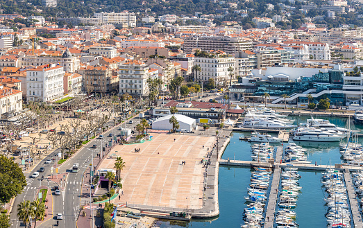 The old port of Nice, France