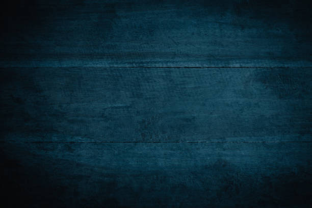 Old grunge dark textured wooden background,The surface of the old blue wood texture stock photo