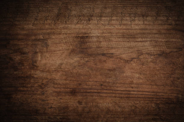 stary grunge ciemne teksturowane drewniane tło,powierzchnia starej brązowej tekstury drewna - wooden cutting board zdjęcia i obrazy z banku zdjęć