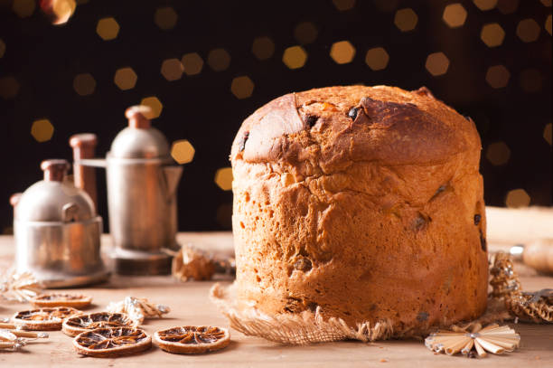 istock Panettone. Italian traditional christams cake 865442962