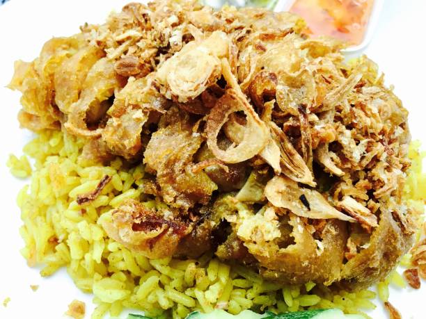 istock Chicken Biryani or Yellow Rice with Chicken 865453098