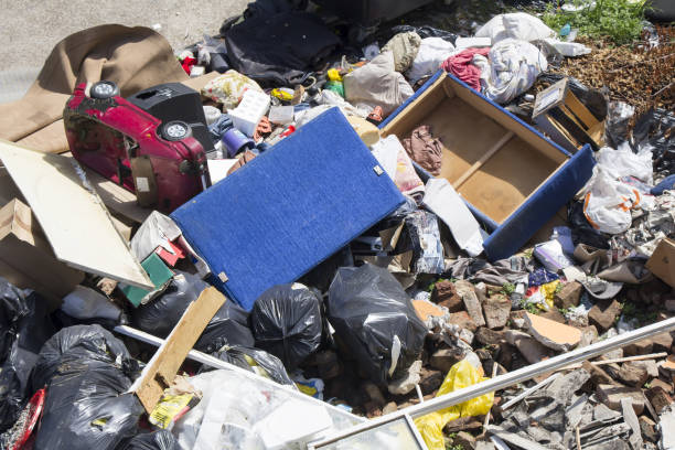istock Various household waste and garbage thrown away on the street 865456024