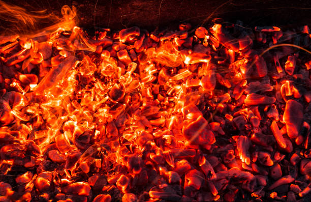 istock abstract background of burning coals 865456712