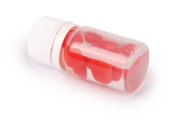istock Close up synthetic red corn for fishing (Clipping path) 865459486