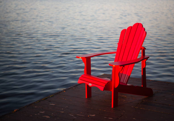 istock Muskoka Chair on Dock 865459672