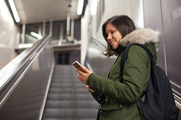 istock Passenger in subway with smartphone 865466696