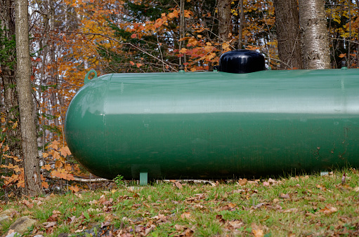 Large propane tank