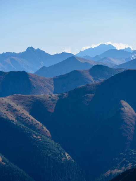 istock Tatra mountain peak view in Slovakia in sunny day 865470680