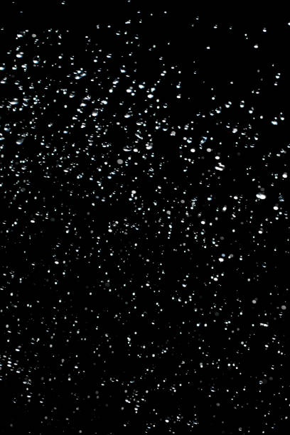 istock Drops of rain on a black background 865471000