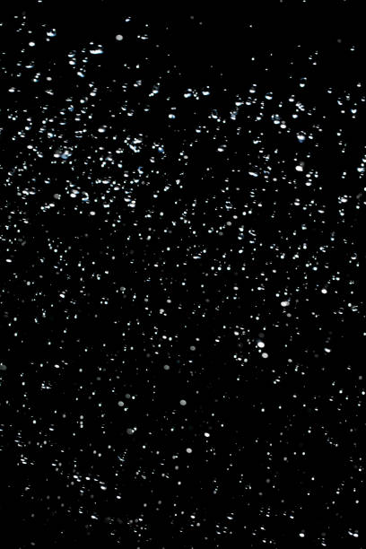 istock Drops of rain on a black background 865471056