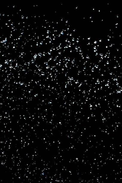 istock Drops of rain on a black background 865471172