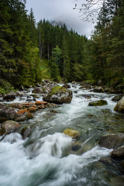 istock Waterfall from ravine in autumn, long exposure 865477456