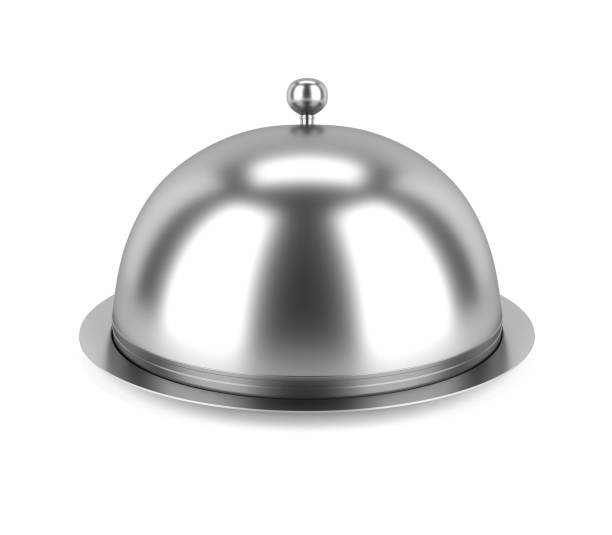 istock Restaurant cloche with lid. 3D Illustration 865489582